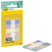 Post-it Marque-page étroit, 11,9 x 43,2 mm, pastel