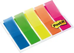 Post-it Marque-page Index, 11,9 x 43,2 mm, coloré