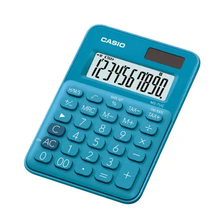CASIO CALCULATRICE MS-7UC-BU-W-EC#