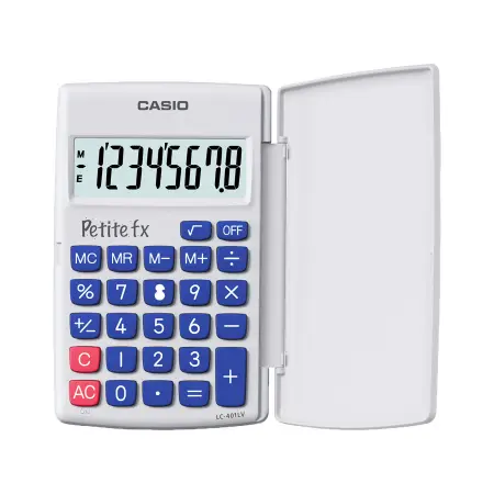 CASIO CALCULATRICE PETITE FX BLANCHE