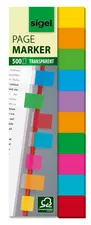 sigel Marque-page repositionnable Film Multicolor, 44x12,5mm