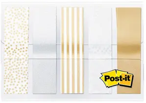 Post-it Marque-page Index Mini Metallic, 11,9 x 43,2 mm