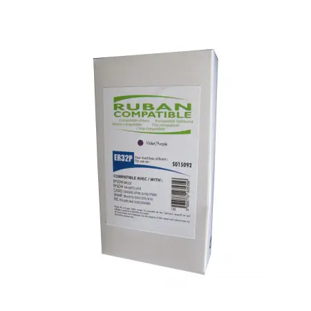 NEUTRE CASSETTE COMPATIBLE POUR CAISSE EPSON ERC 32-PURPLE#