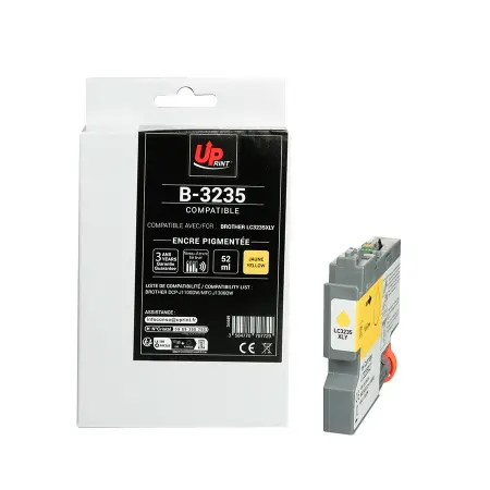UPRINT CARTOUCHE COMPATIBLE BROTHER 3235XL-REMPLACE LC3235XL YELLOW