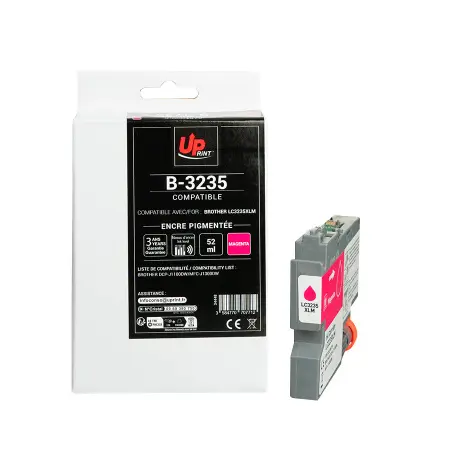 UPRINT CARTOUCHE COMPATIBLE BROTHER 3235XL-REMPLACE LC3235XL MAGENTA