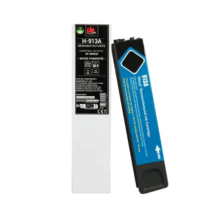 UPRINT CARTOUCHE REMANUFACTUREE HP 913A-REMPLACE L0R95AE BLACK