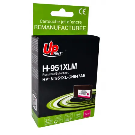 UPRINT CARTOUCHE REMANUFACTUREE CN047AE MAGENTA
