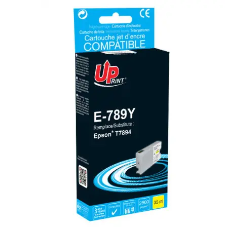UPRINT CARTOUCHE COMPATIBLE EPSON 789-REMPLACE T789440 YELLOW
