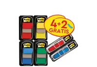 Post-it Marque-page Index Standard, 25,4 x 43,2 mm, 4+2