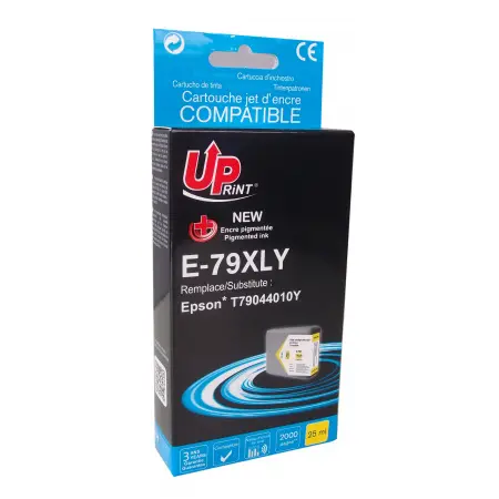 UPRINT CARTOUCHE COMPATIBLE EPSON 79XL-REMPLACE T790440 YELLOW