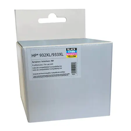 NEUTRE PACK 4 CARTOUCHES COMP. HP 932XL/933XL- CN053/CN054/CN055/CN056 BK/C/M/Y