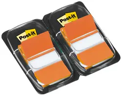 Post-it Marque-page adhésif Index, 25,4 x 43,2 mm, orange