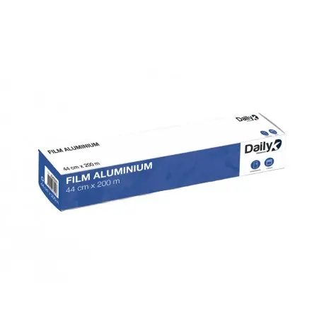 Film aluminium 44cm x 200m boîtes distributrice - Ct de 3