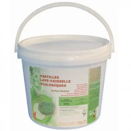 Pastille lave-vaisselle Ecolabel IDEGREEN 0125 -Seau de 125