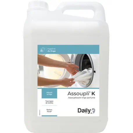 Assouplissant linge parfumé ASSOUPLI'K DAILYK START - Bidon 5L