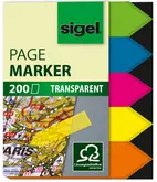 sigel Marque-page repositionnable "Film", flèche, 45 x 12 mm