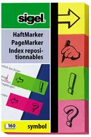 sigel Marque-page repositionnable Symbole, 50 x 20 mm