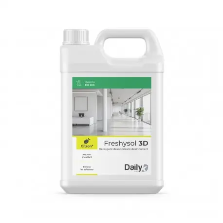Détergent Désodorisant Désinfectant FRESHYSOL 3D DAILYK-Bidon 5L