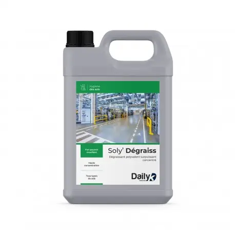 Dégraissant surpuissant sols SOLY'DÉGRAISS DAILYK PREMIUM - Bidon 5L