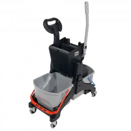 FDV* Chariot de lavage double seaux MMT1616 ReFlo Presse+seau 5L
