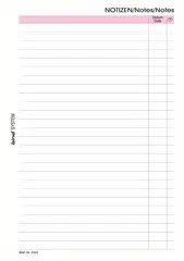 bind Fiche de rechange pour notes Manager, A5, lignÃ©