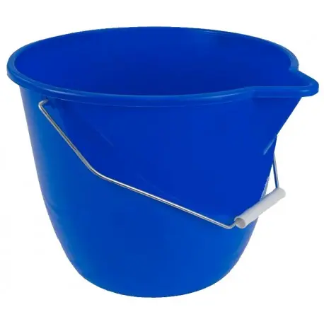 Seau 12l rond bleu avec essoreur (ex 124026)
