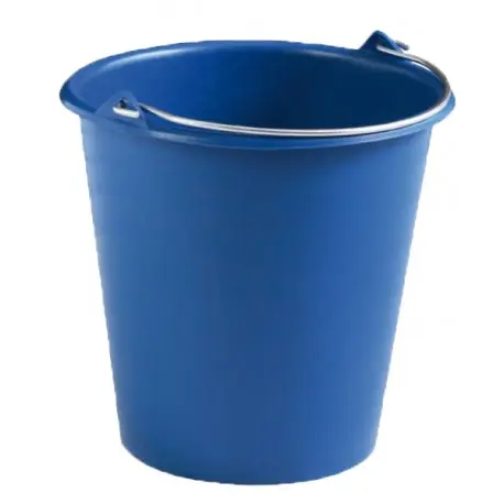 Seau 5l industriel PE renforcé bleu