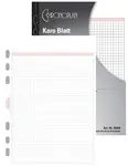 CHRONOPLAN Feuilles quadrillÃ©es, Midi, 25 feuilles, 80 g/m2