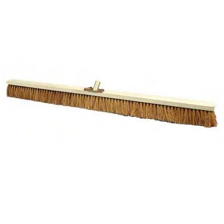 Balai coco pro monture bois douille métal inclinée L 120cm
