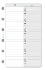 EXACOMPTA Recharge pour Exatime 14, feuillet quadrillÃ© 5 x 5