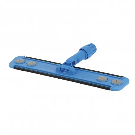 Balai trapèze bleu velcro ABS 60 cm