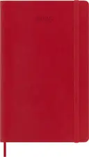 MOLESKINE Agenda 2026, journalier, L/A5, souple, rouge
