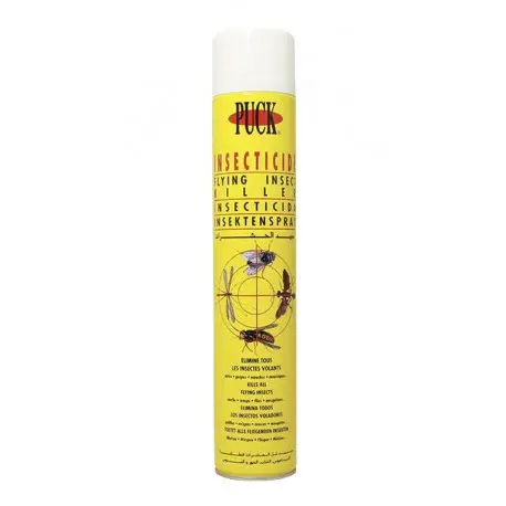 Insecticide volants guêpes moustiques mouches PUCK- Aérosol de 750ml
