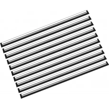 Barrette avec lamelle caoutchouc 35cm