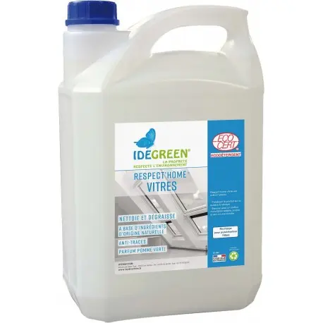 Respect’Home® vitres Nettoyant ECOCERT IDEGREEN -1866- Bidon de 5L