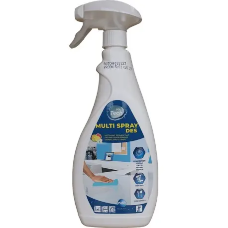 Nettoyant désinfectant multi-surfaces MULTI SPRAY DES- Spray 750ML