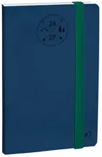 QUO VADIS Agenda PrÃ©sident SD 2026/2027, 16 mois, bleu denim