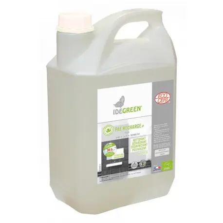 Nettoyant détartrant désinfectant RESPECT’HOME PAE RECHARGE+ Bidon 5L