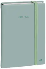 QUO VADIS Agenda PLAN NOTE 1521, 2026/2027, vert pastel