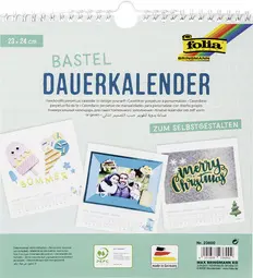 folia Calendrier mural crÃ©atif, 230 x 240 mm, blanc