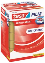 tesa Film Ruban adhésif, 12 mm x 33 m, transparent