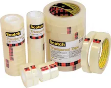 Scotch Ruban adhésif 550, 19 mm x 33 m, transparent