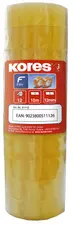 Kores Ruban adhésif TUBE 19 mm x 33 m, transparent