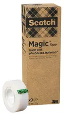 3M Scotch Ruban adhésif Magic 900, 19 mm x 33 m, lot de 9