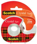 Scotch Ruban adhésif Crystal Clear 600, avec dévidoir