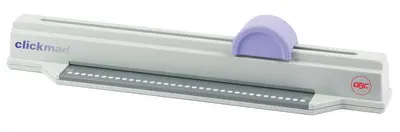 GBC Perforelieuse ClickMan, gris lumière
