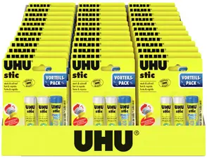 UHU Présentoir scolaire: bâton de colle stic + bâton