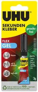 UHU colle instantanée FLEX GEL, tube de 3 g
