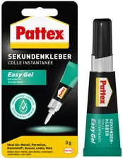 Pattex Colle instantanée Easy Gel, tube de 3 g,