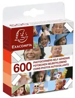 EXACOMPTA Coins pour photos, transparent, autocollant
